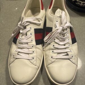 Gucci White and Red Men's Sneakers